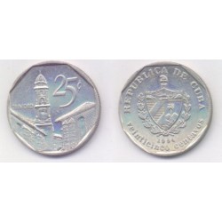 (557.1) Cuba. 1994. 25 Centavos (EBC)