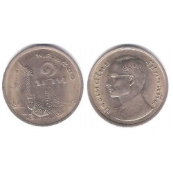 (Y110) Tailandia. 1977(2520). 1 Baht (EBC)