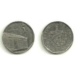 (575.1) Cuba. 1994. 5 Centavos (MBC)