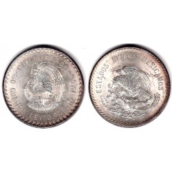 (465) Estados Unidos Mexicanos. 1948. 5 Pesos (EBC+) (Plata)