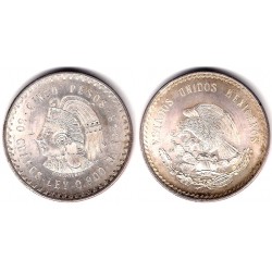 (465) Estados Unidos Mexicanos. 1948. 5 Pesos (EBC+) (Plata)