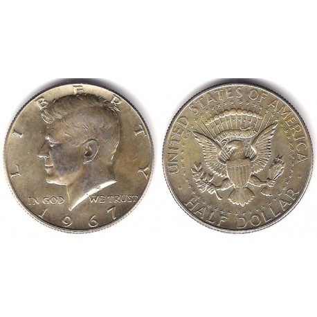 (202a) Estados Unidos de América. 1967. Half Dollar (MBC+) (Plata)