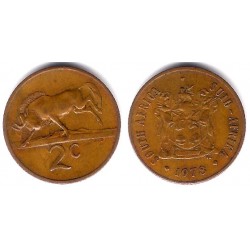 (83) Sudáfrica. 1978. 2 Cents (MBC)