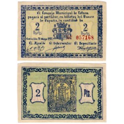 Totana. 1937. 2 Pesetas (EBC)