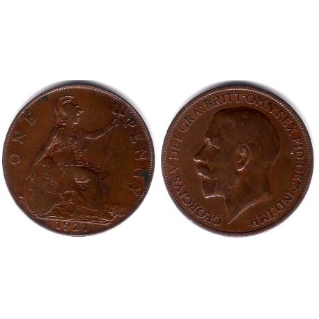 (810) Gran Bretaña. 1921. 1 Penny (BC+)