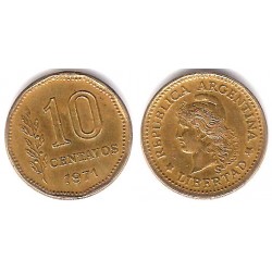 (66) Argentina. 1971. 10 Centavos (MBC)