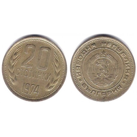 (88) Bulgaria. 1974. 20 Stotinki (MBC)