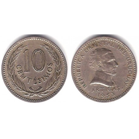 (53) Uruguay. 1953. 10 Centesimos (MBC)