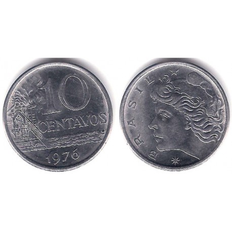 (578.1a) Brasil. 1976. 10 Centavos (EBC+)