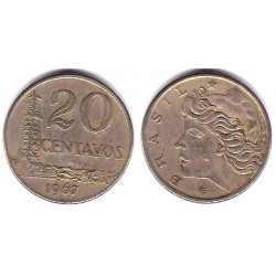 (579.1) Brasil. 1967. 20 Centavos (MBC)