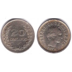 (246.1) Colombia. 1971. 20 Centavos (MBC)