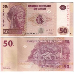 (97A) Congo. 2013. 50 Francs (SC)