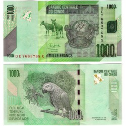 (101) Congo. 2022. 1000 Francs (SC)