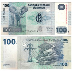 (98) Congo. 2022. 100 Francs (SC)