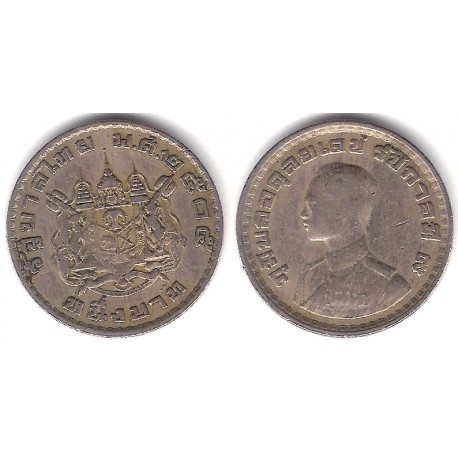 (Y84) Tailandia. 1962(2505). 1 Baht (BC)