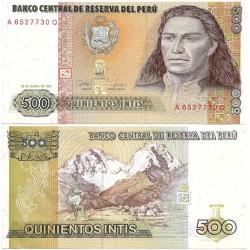 (134b) Perú. 1987. 500 Intis (SC)