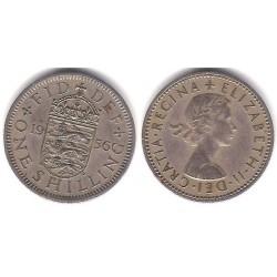 (904) Gran Bretaña. 1956. 1 Shilling (BC+)