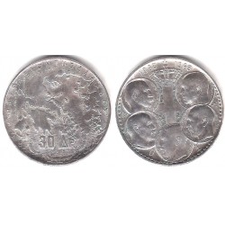 (86) Grecia. 1963. 30 Drachma (EBC+) (Plata)