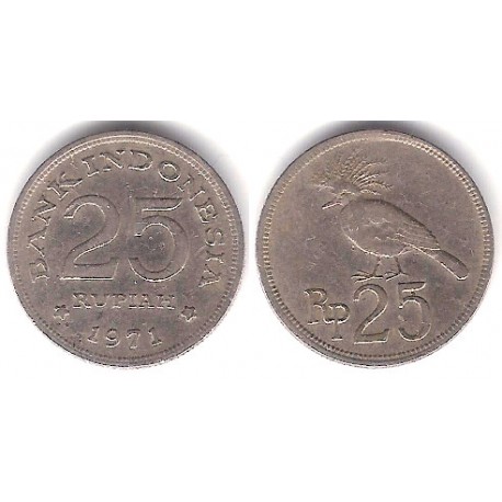 (34) Indonesia. 1971. 25 Rupiah (BC)