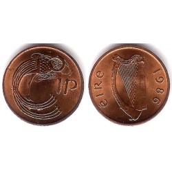 (20) Irlanda. 1986. 1 Penny (EBC+)