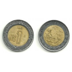 (550) Estados Unidos Mexicanos. 1993. 1 Nuevo Peso (MBC)