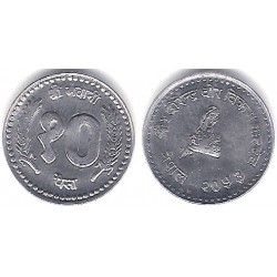 (1014.3) Nepal. 1996/2053. 10 Paisa (EBC+)