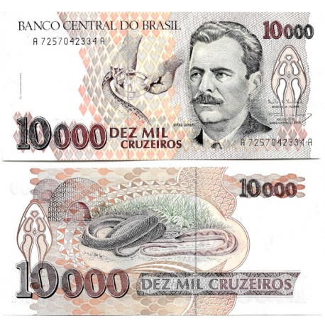 (233c) Brasil. 1991-93. 10000 Cruzeiros (SC)