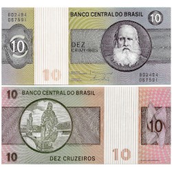 (193d) Brasil. 1970-80. 10 Cruzeiros (SC)