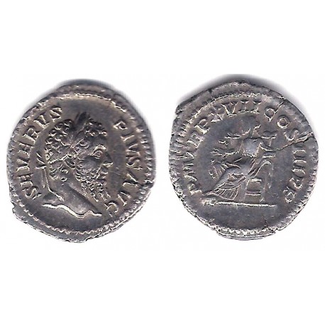 Septimio Severo. 193-211 d.C. Denario (MBC+) (Plata)