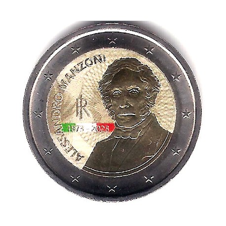 Italia. 2023. 2 Euro (SC) Coloreada