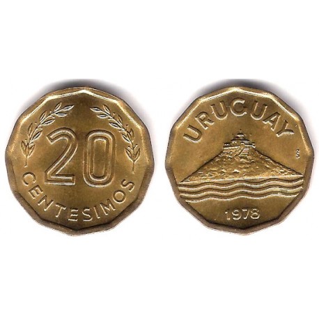 (67) Uruguay. 1978 20 Centesimos (SC)