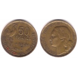 (918.2) Francia. 1953(B). 50 Francs (MBC)