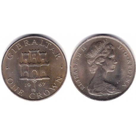 (4) Gibraltar. 1967. 1 Crown (SC)