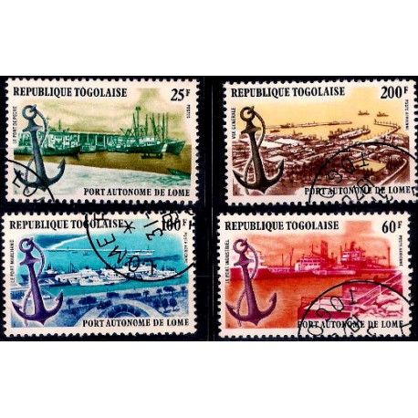 Togo. 1974. Serie Completa. Port Autonome de Lome (Usado)