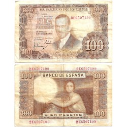 Estado Español. 1953. 100 Pesetas (BC) Serie 2E