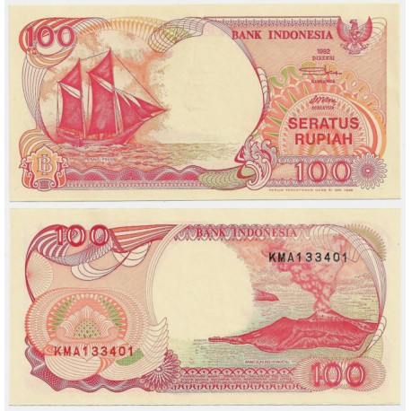 (127d) Indonesia. 1995. 100 Rupiah (SC)