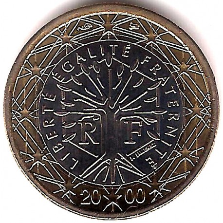 Francia. 2000. 1 Euro (SC)