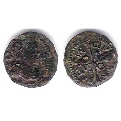 Luis XIV (Principado Catalán). 1648. Dinero (RC+/BC-) Ceca de Barcelona