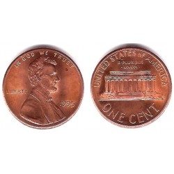 (201) Estados Unidos de América. 1995. 1 Cent (EBC)