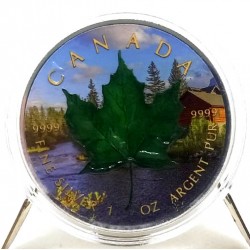 Canadá. 2022. 5 Dollars (Proof) (Plata) Coloreada