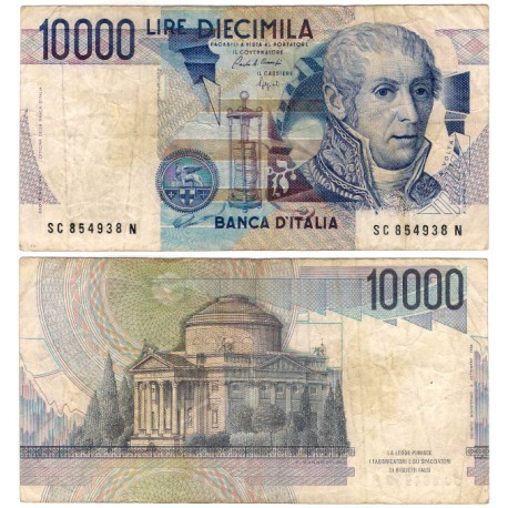 (112b) Italia. 1984. 10000 Lira (BC+)