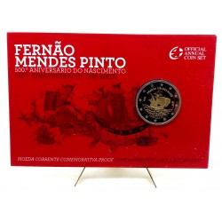 Portugal. 2011. 2 Euro (Proof) Cartera. Fernao Mendes Pinto