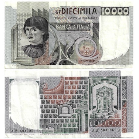 (106a) Italia. 1978. 10000 Lira (MBC)