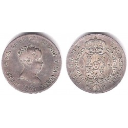 Isabel II. 1849. 4 Reales (EBC-) (Plata) Ceca de Madrid CL