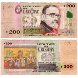 (96) Uruguay. 2019. 200 Pesos (MBC)