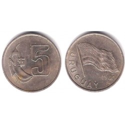 (75) Uruguay. 1980. 5 Nuevos Pesos (MBC)