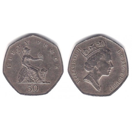 (940.2) Gran Bretaña. 1997. 50 Pence (MBC)