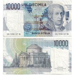 (112c) Italia. 1984. 10000 Lira (MBC)