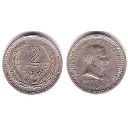 (33) Uruguay. 1953. 2 Centesimos (MBC)