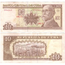 (117q) Cuba. 2015. 10 Pesos (MBC)